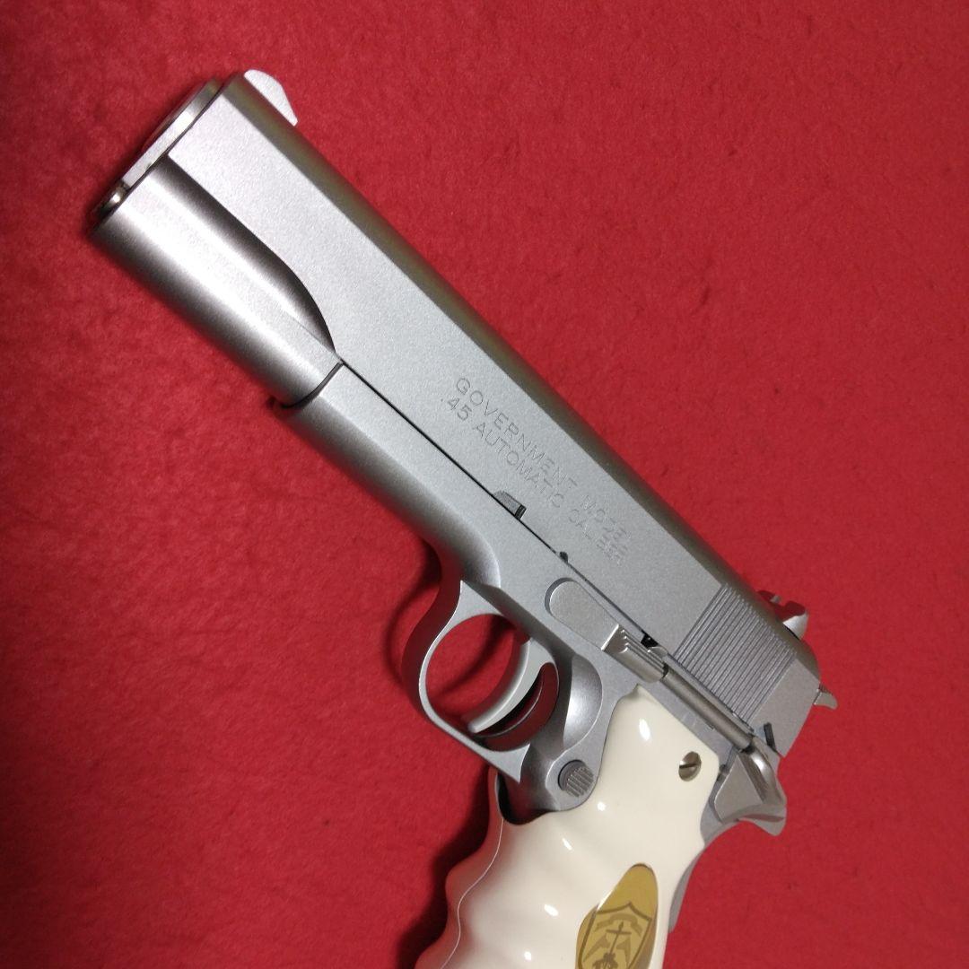 WA 緋弾のアリア コルトガバメント シルバー ブラック 2丁セット