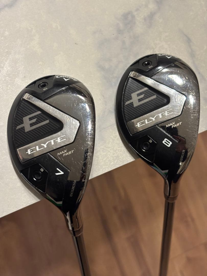 キャロウェイ エリート MAX FAST ユーティリティ　U7•U8 2本セット