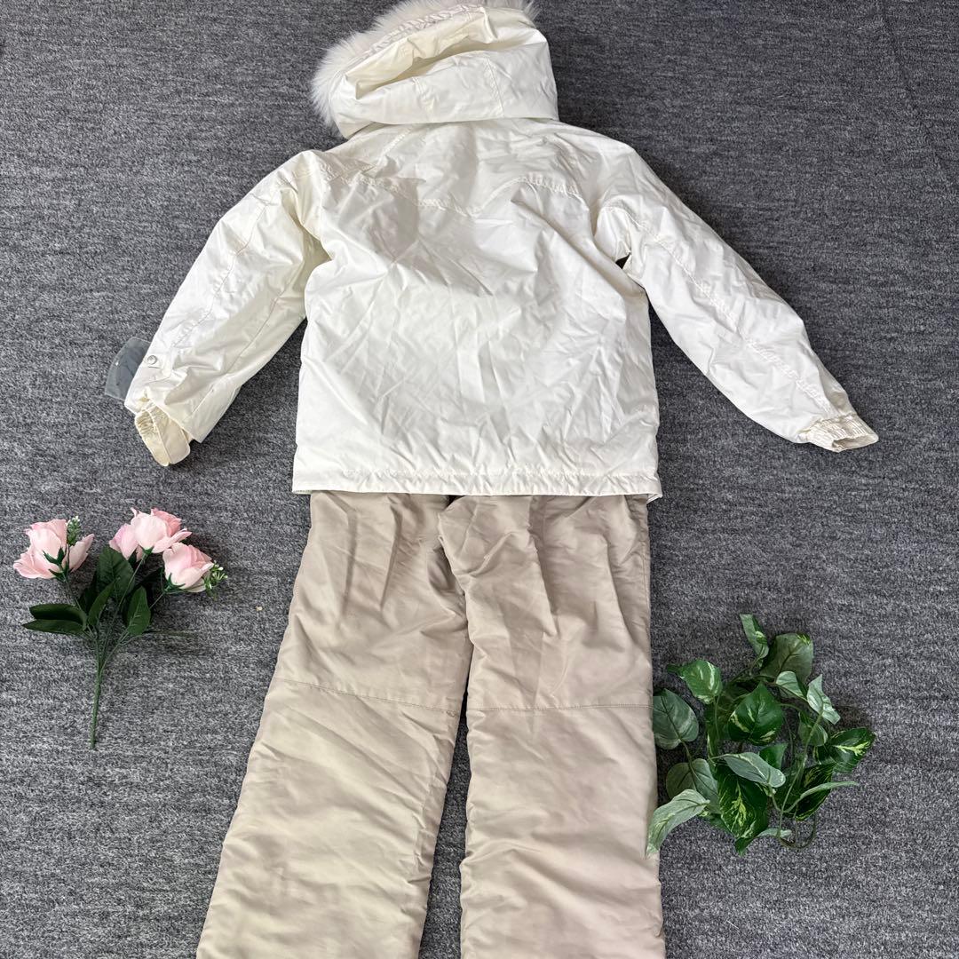 IGNIO イグニオ　スキーウェア　白　ベージュ　M 上下