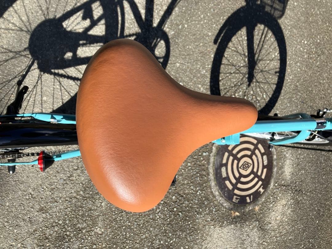 シンプルスタイル20インチ　折りたたみ自転車　カゴつき