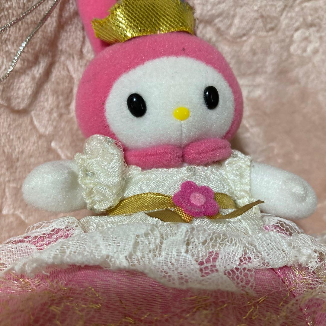 サンリオピューロランドマイメロディ ぬいぐるみ ドレス付き　14×11×5