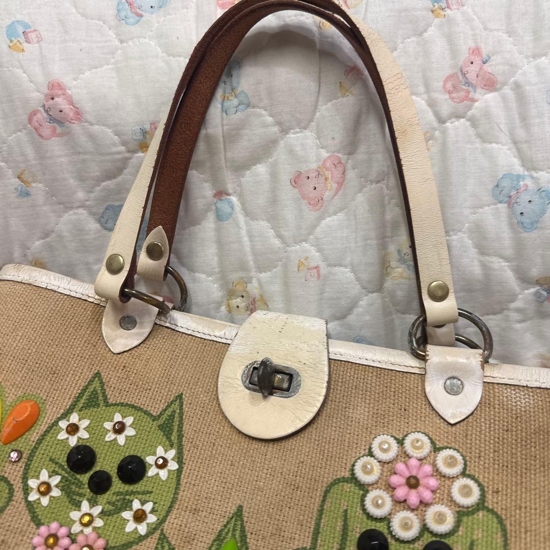 エニッドコリンズecビジュー付きバック猫ちゃんワンちゃん