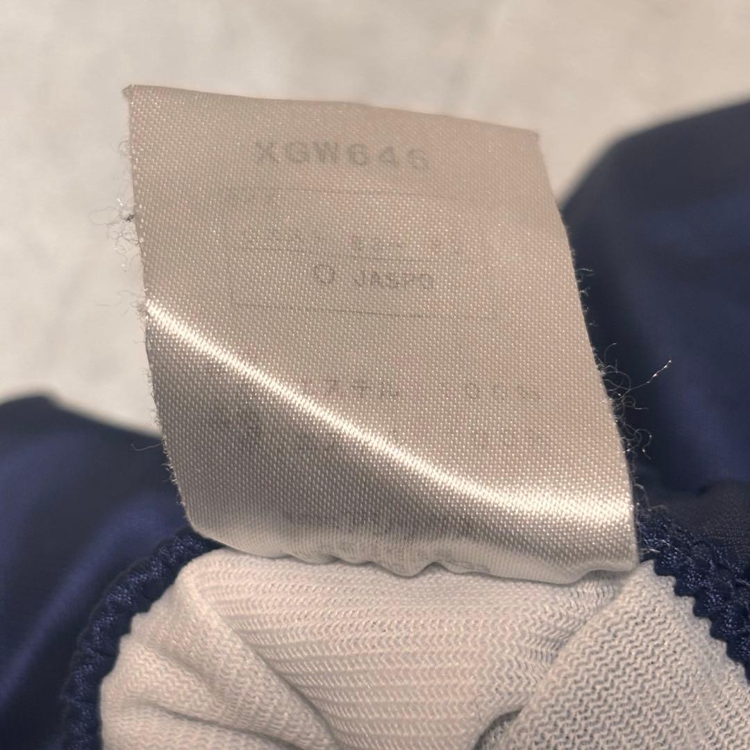 【美品】asics ウインドブレーカー セット 大きめ ネイビー スポーツ 陸上