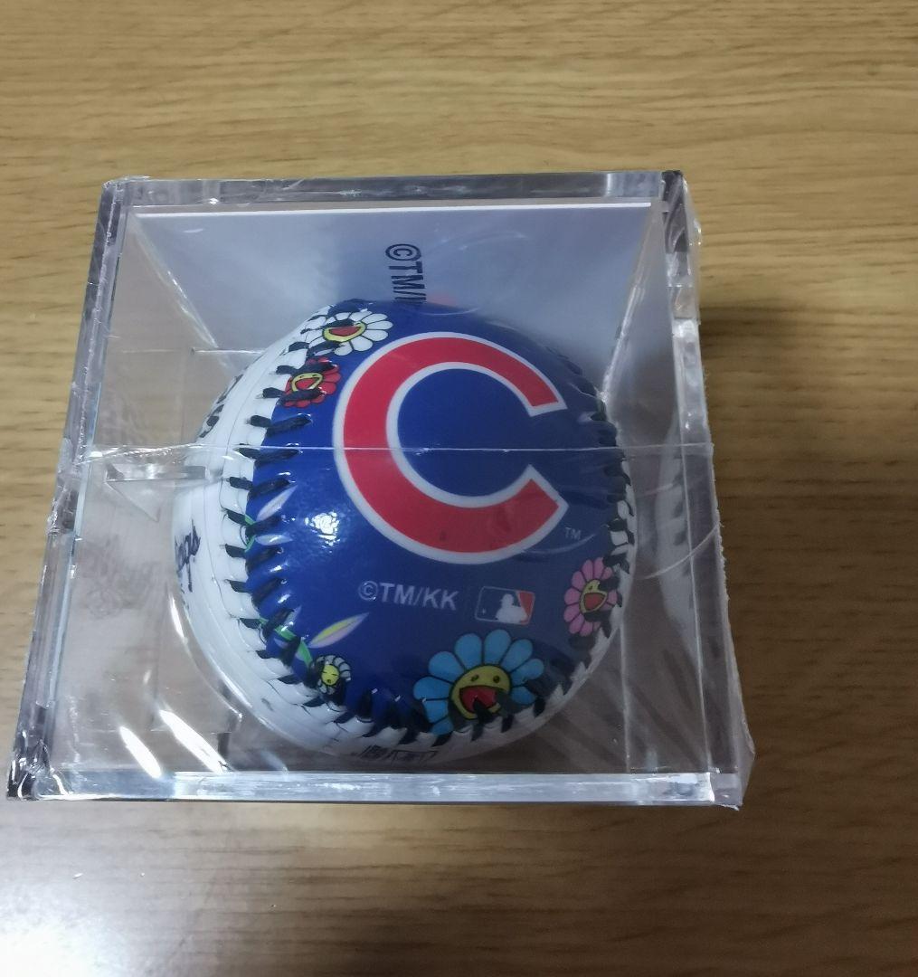 村上隆☆【限定】ボール☆MLB 東京 2025 開幕戦 シカゴカブス 花柄 ☆