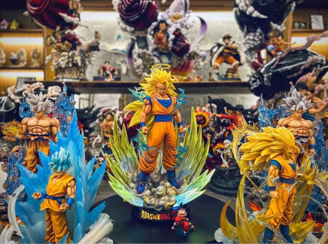 ドラゴンボール 孫悟空 ガレキ ガレージキット スタチューX①②④