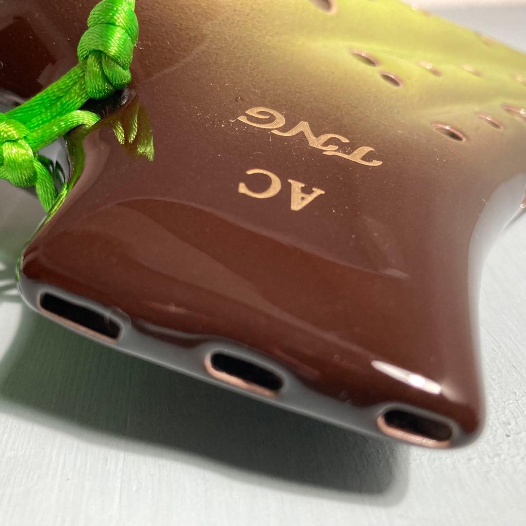 【新品未使用】TNGオカリナ トリプル アルト C管 グラデーショングリーン