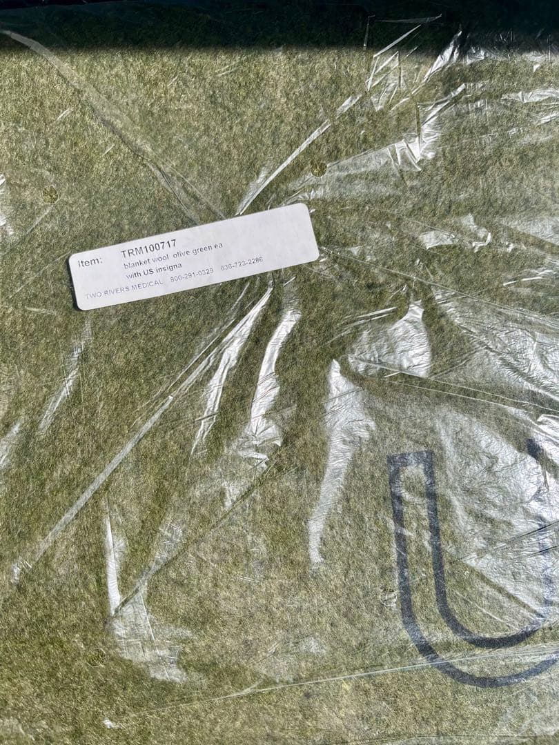 米軍放出未使用品 ROTHCO デッドストックブランケット US 米国製 ⑤