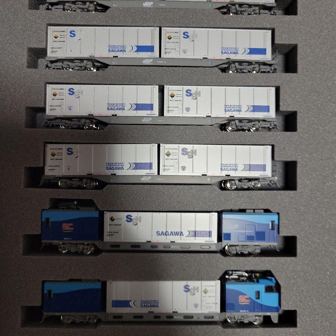 KATO M250 スーパーレールカーゴ (新デザインコンテナ)フル編成中古美品