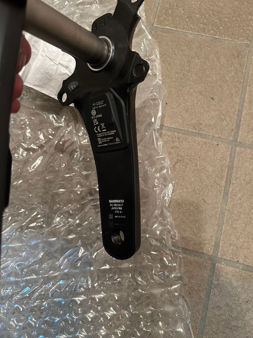 アルテグラ　R8100P シマノ　パワーメーター　170mm 訳あり