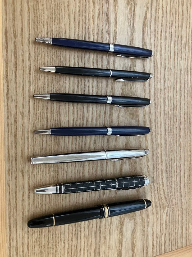 モンブラン、パーカーボールペン・万年筆 7本セット