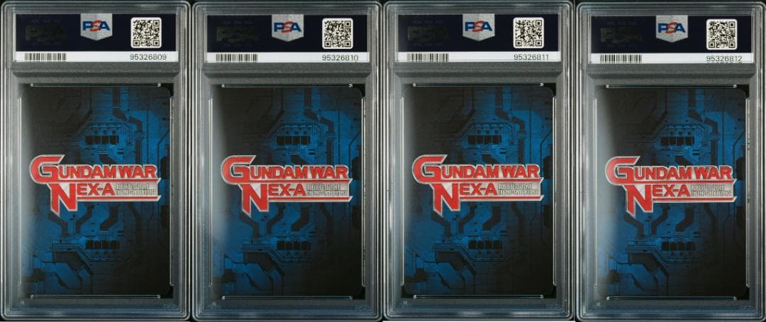 【PSA10】ダブルオークアンタ 劇場版4機体連番 ガンダムウォーネグザ