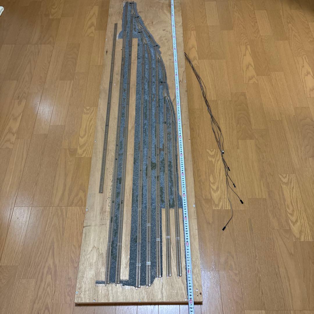 Ｎゲージ ジオラマ制作断念品 180×45×4cm (説明文をお読み下さい)