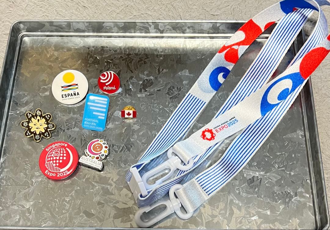 関西万博2025 ピンバッジ/ストラップセット