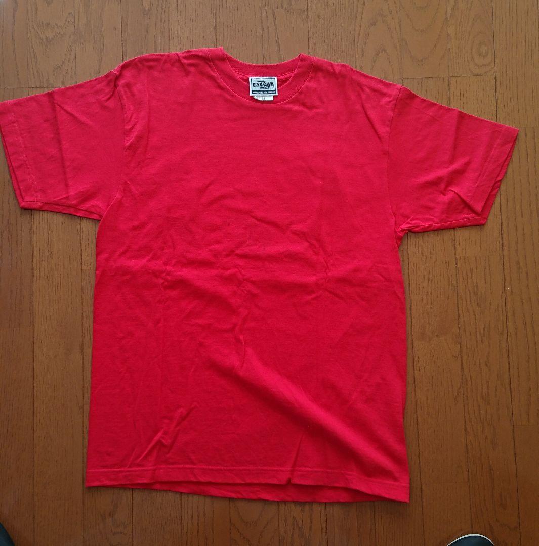 矢沢永吉 Tシャツ 初期 レインボー バックプリント！赤バージョン 新品未使用