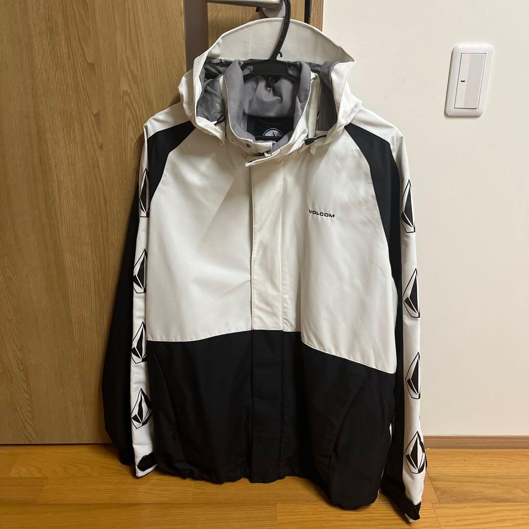VOLCOM スノーボードウェア L ホワイト/ブラック