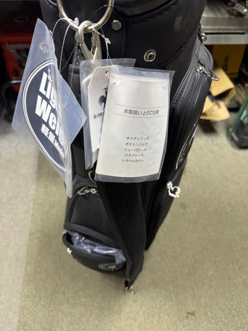 び*わ様 le coq sportif ブラックゴルフバッグ