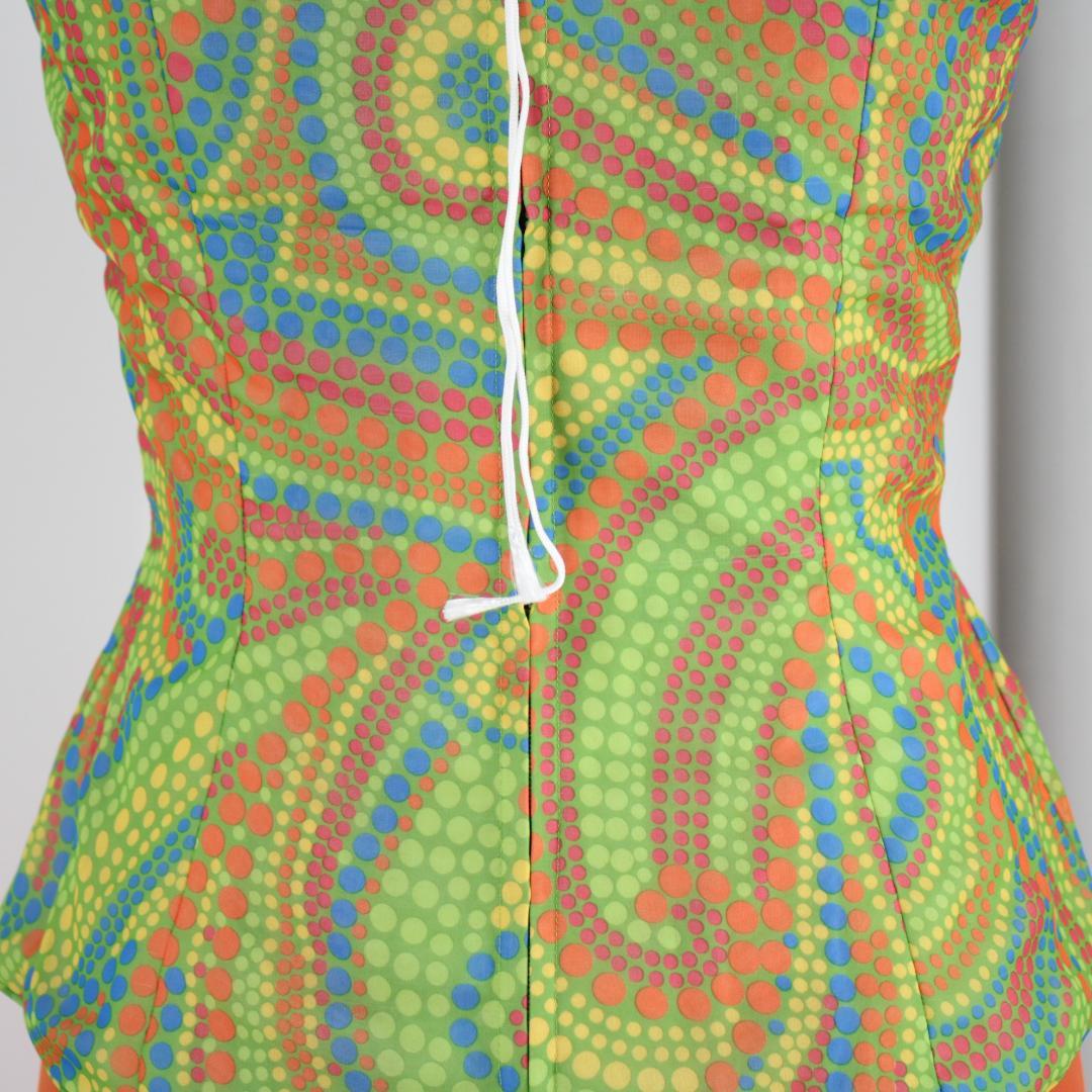 【フラメンコ衣装】オレンジ×豪華ボランテ HERMOSA IBERIA