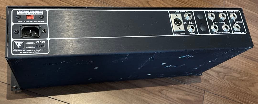 PEARCE G1 ギタープリアンプ フットスイッチ付き