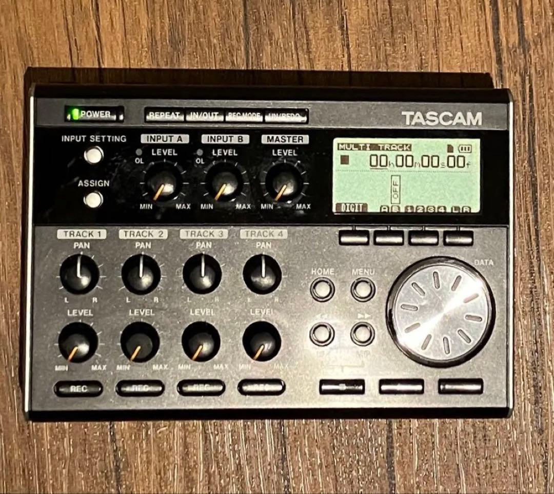 [美品]Tascam dp-004 4トラックMTR レコーダー
