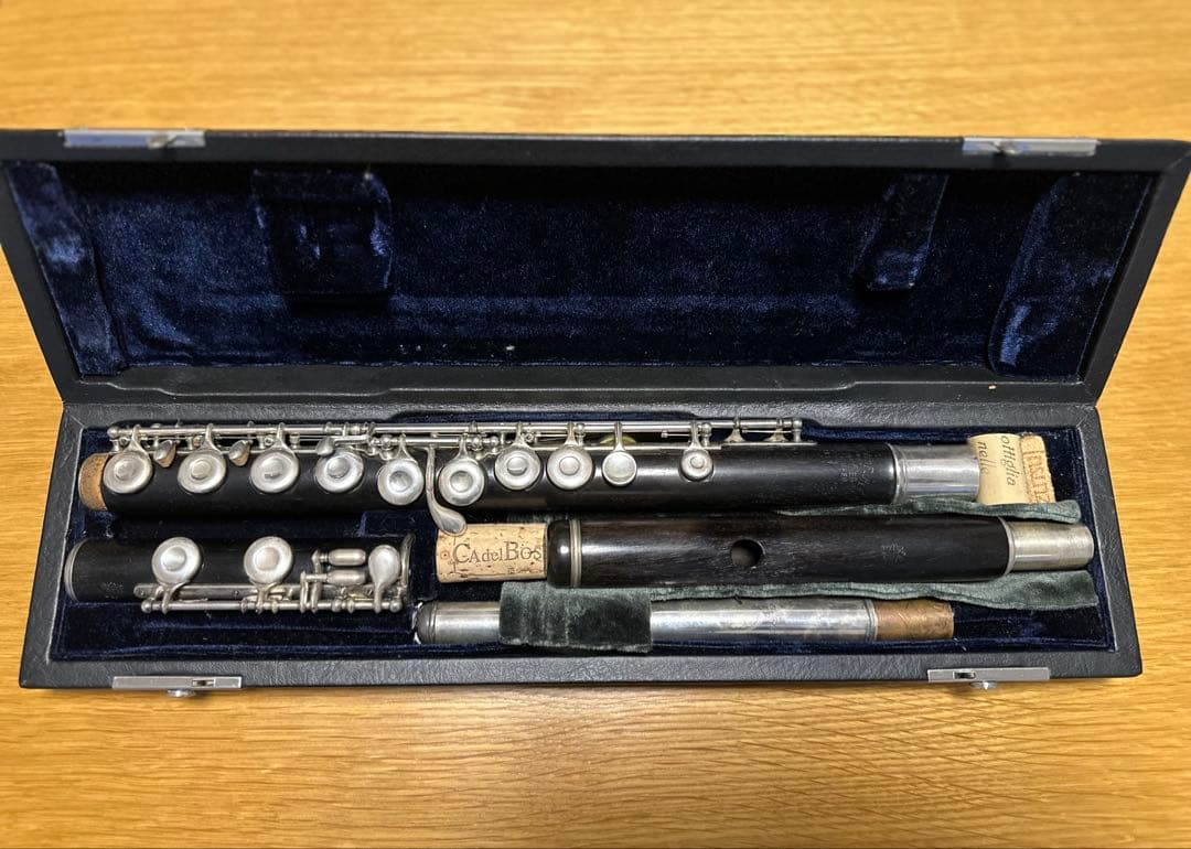 木製ヘインズフルート(頭部管2本付き(木製・銀製))