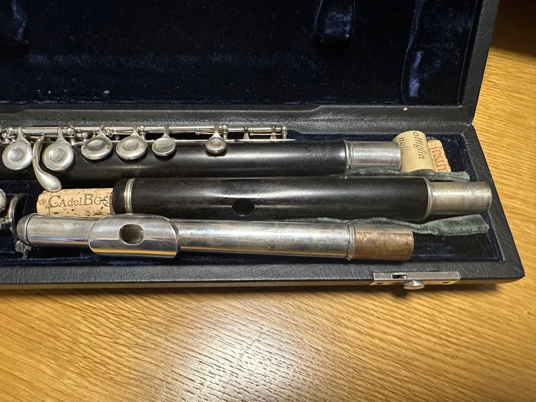 木製ヘインズフルート(頭部管2本付き(木製・銀製))