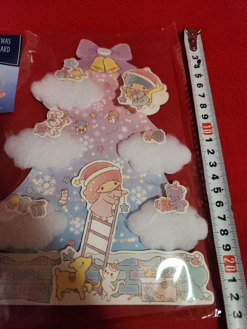 【ジャンク品】サンリオ　キキララ　クリスマスメロディカード　　4種