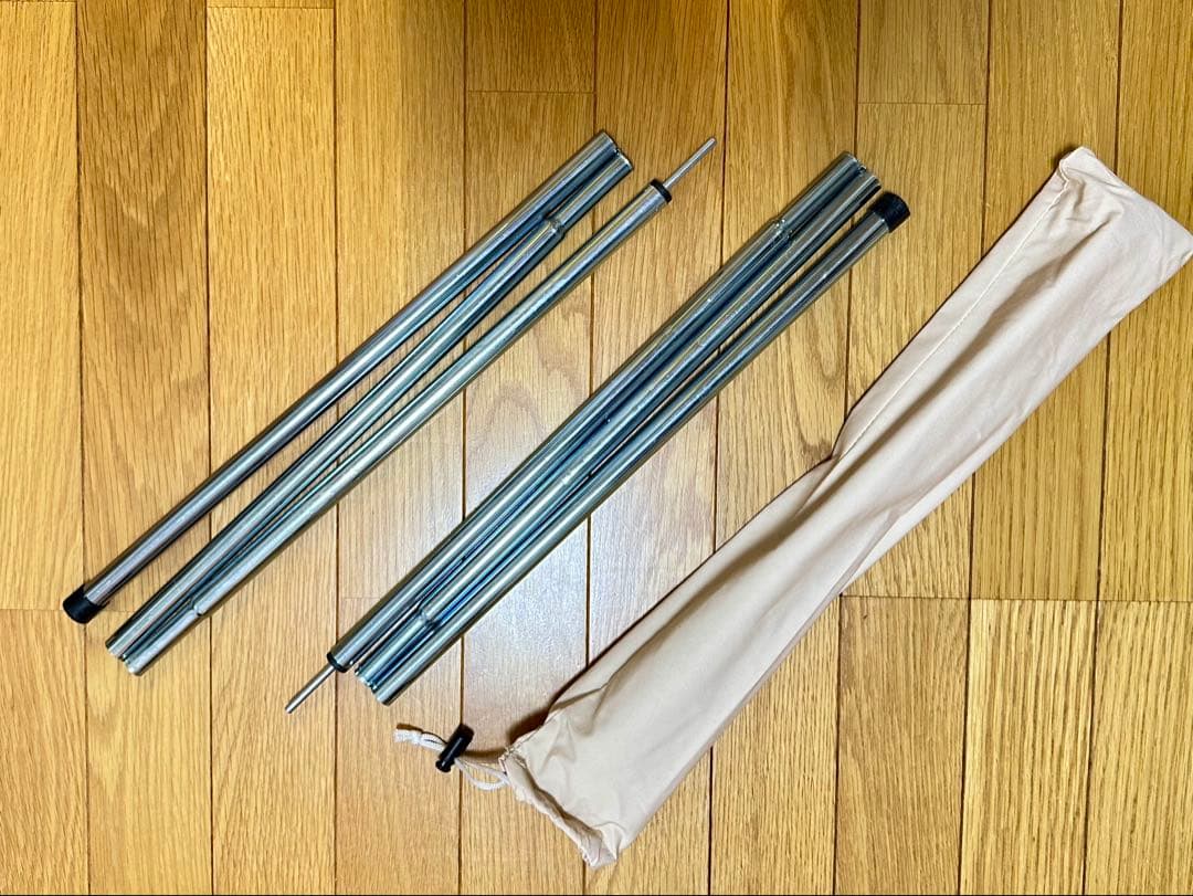 【未使用】TOMOUNT パップテント 軍幕　ベージュ/グランドシート付き