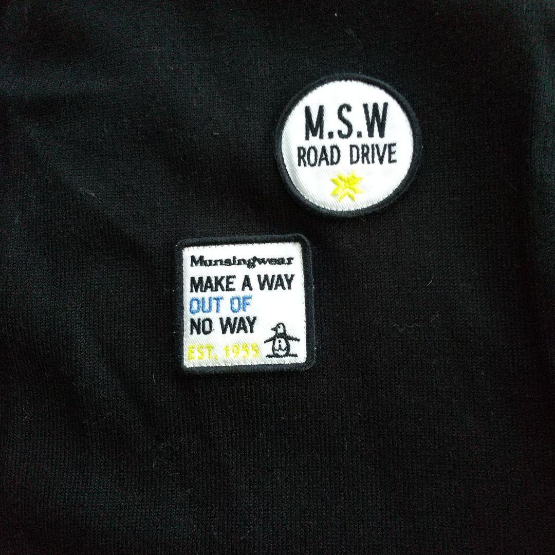 【マンシングウェア】 セーター トレーナー ゴルフウェア 刺繍ロゴ 毛混