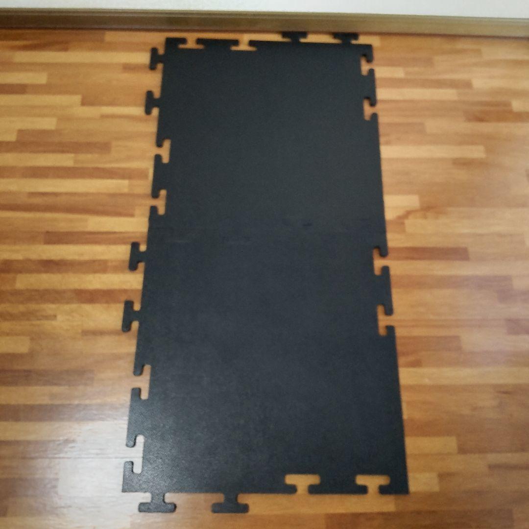 カット箇所あり2枚 ivanko イヴァンコ ブラック ラバー フロアマット