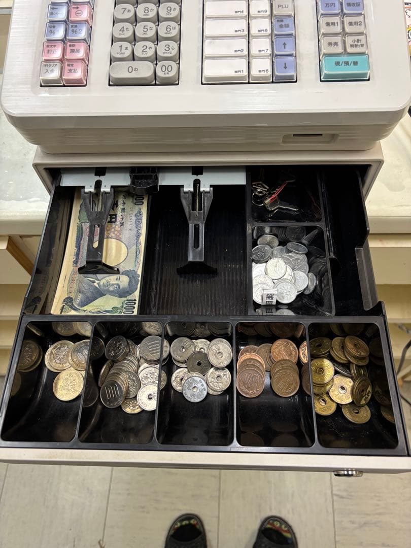 SHARP XE-A207W レジスター ホワイト