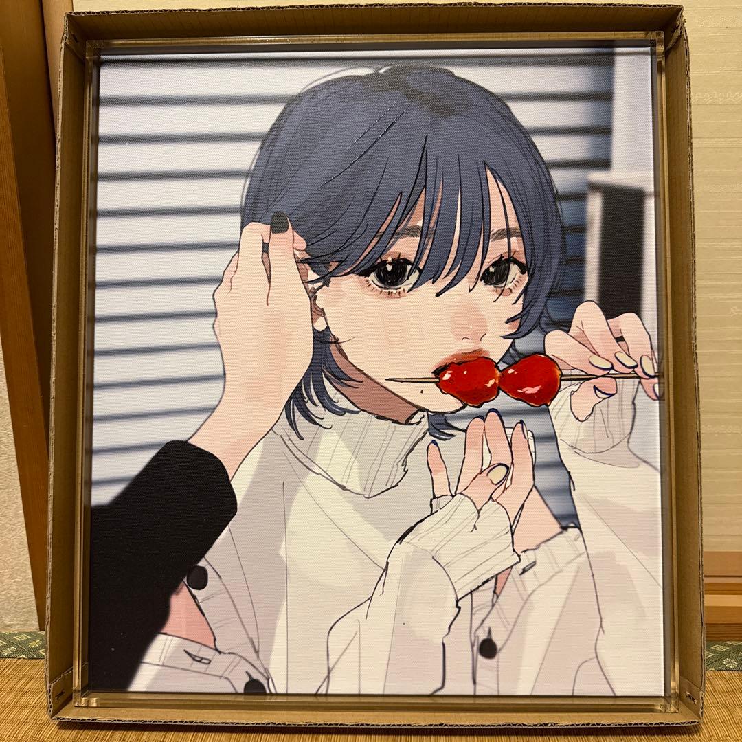 Tamimoon 2人 エディション10 サイン入り キャンバス・UVプリント