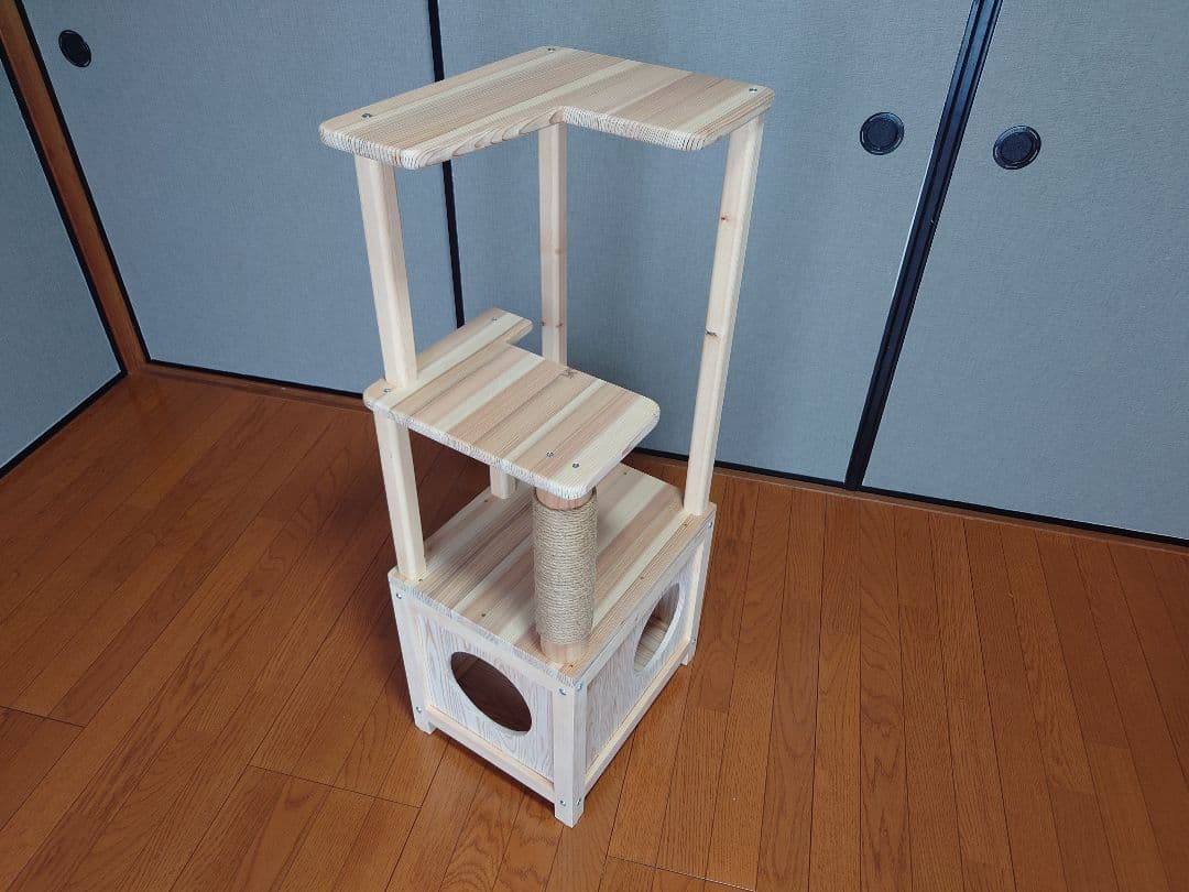 ㉖★キャットタワー★キャットハウス★ハンドメイド★爪研ぎ★猫ハウス