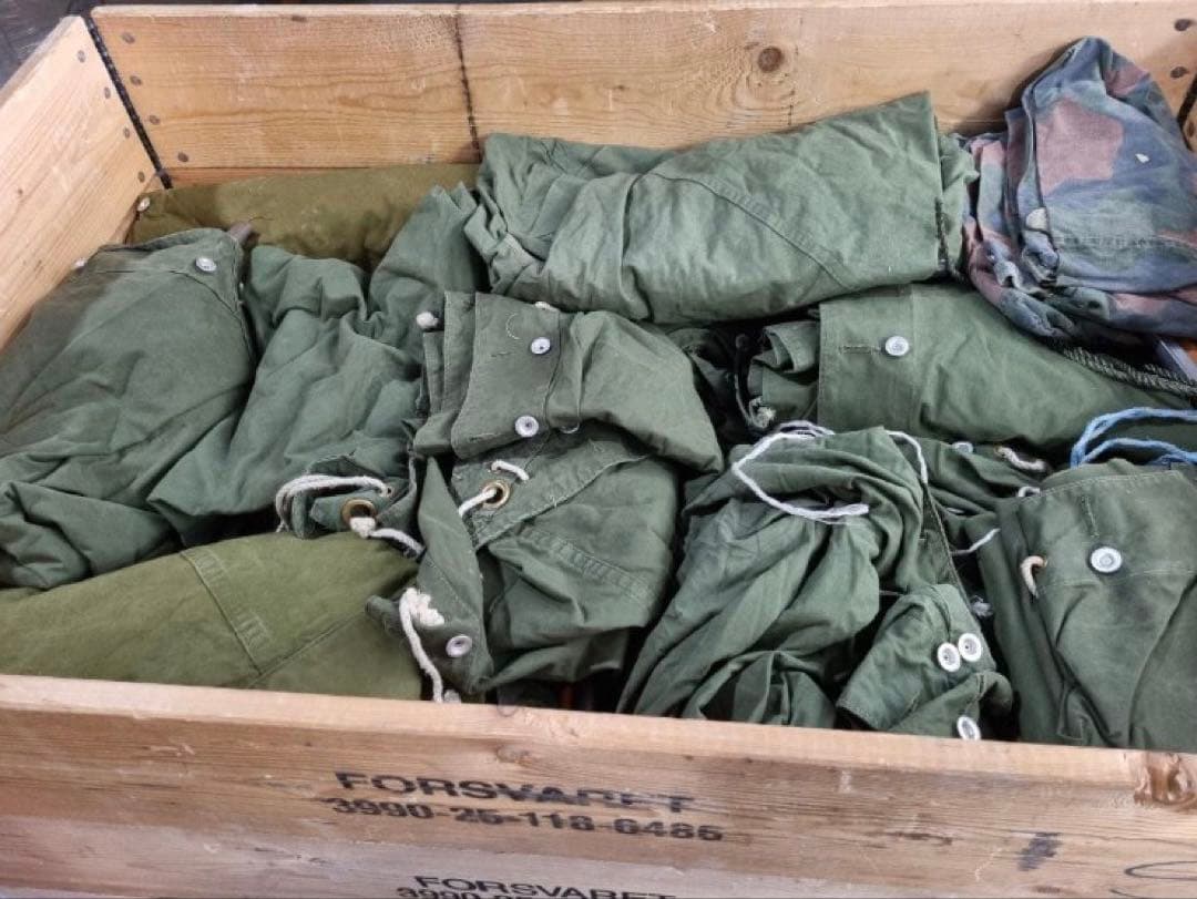 【軍幕屋】希少★ノルウェー軍テント★ボタンロスなし美品★4枚組★ポール8本付