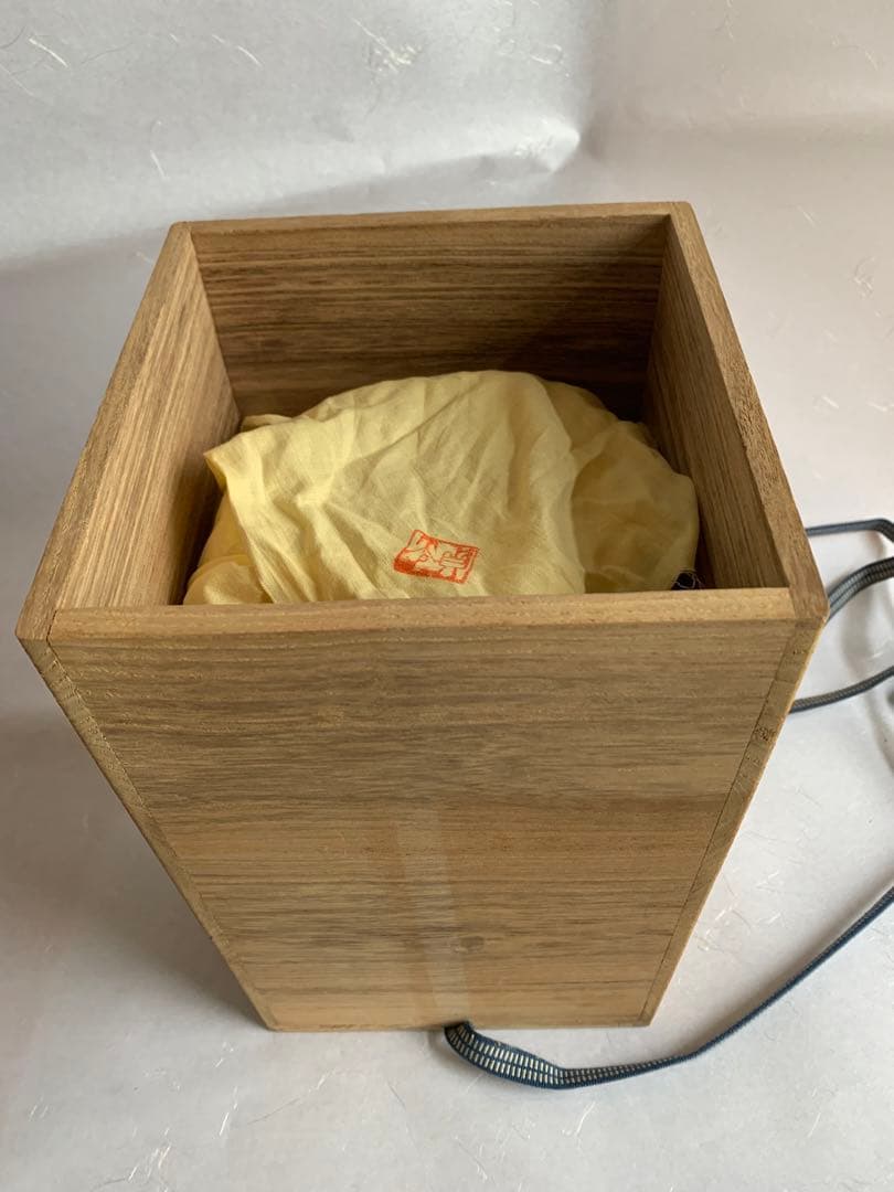 杉本貞光　信楽水指　寺垣外窯　共箱