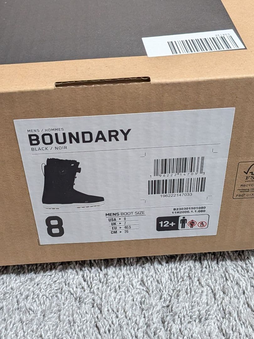 K2 スノーボードブーツ Boundary 26.0 cm 新品