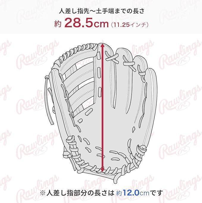 ローリングス 内野手向け 軟式野球 ソフトボール グラブ 大人 タグ付き新品