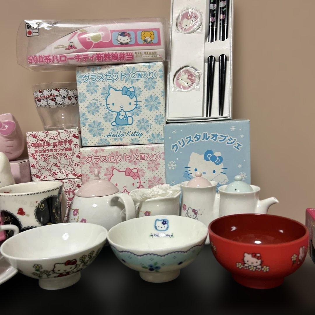 キティ　食器　陶器　グラス　等　まとめて　セット　サンリオ