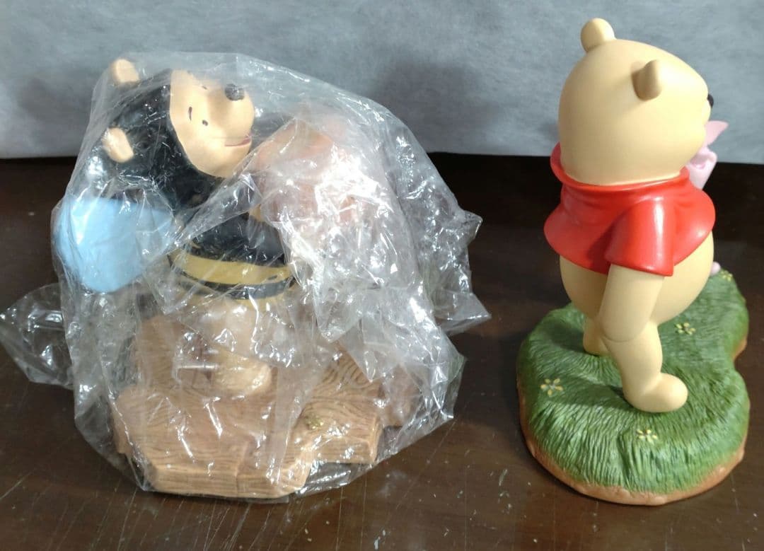 くまのプーさん&ピグレット　ハロウィン仮装峰ハチパンプキンディズニーストアー陶器