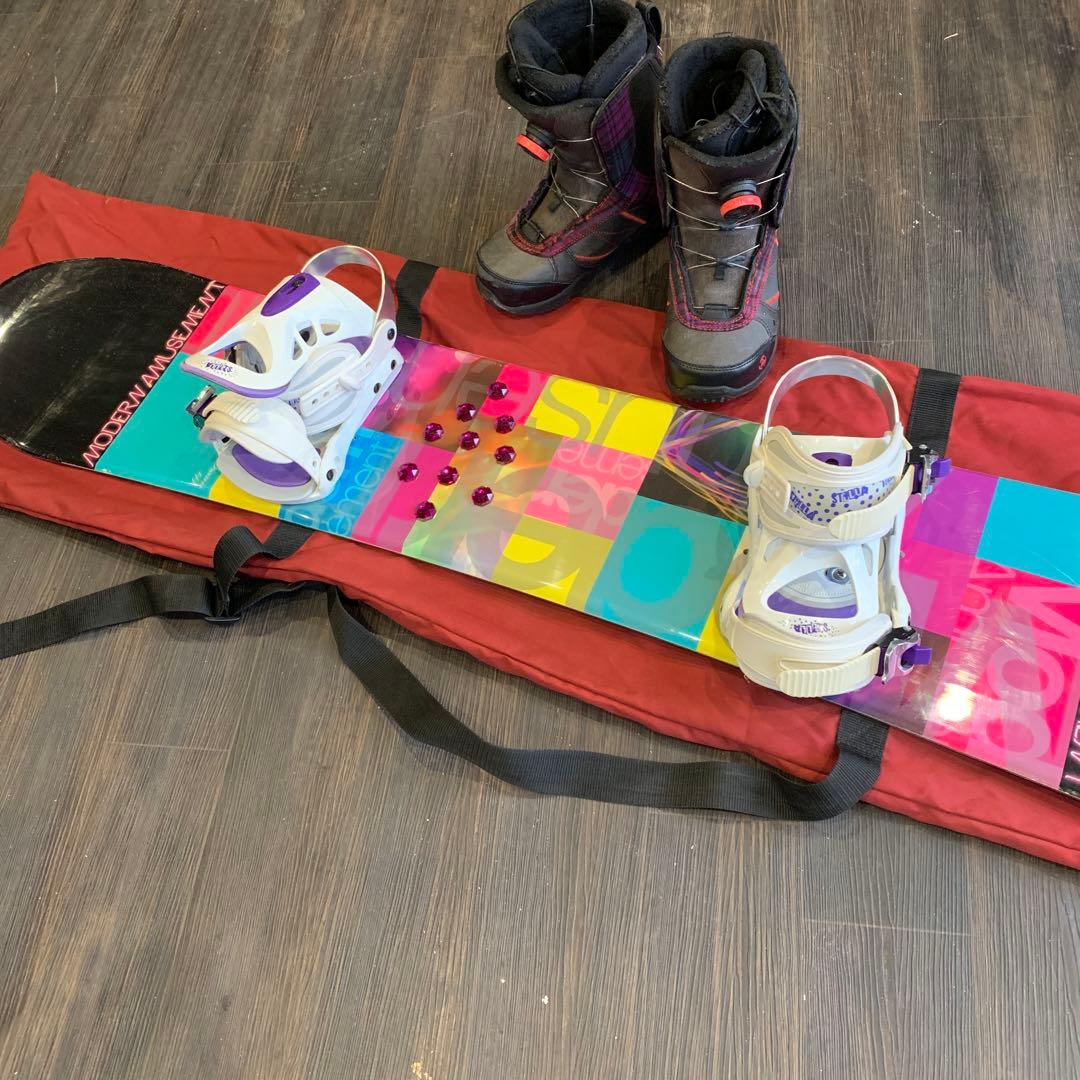 大阪引取でもok スノーボード　3点セット　K2　収納ケース付き