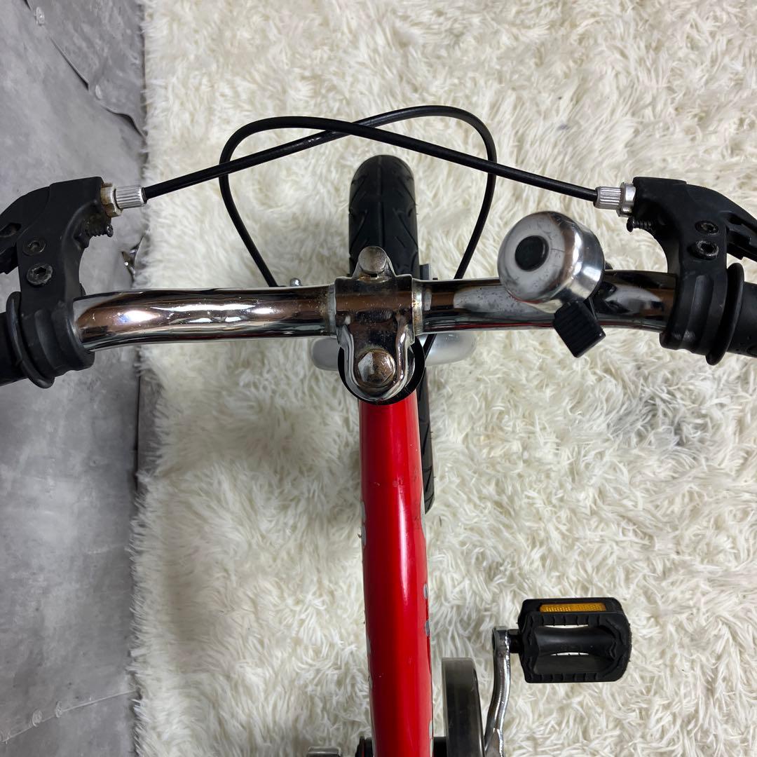 【美品】へんしんバイク 12インチ レッド　赤