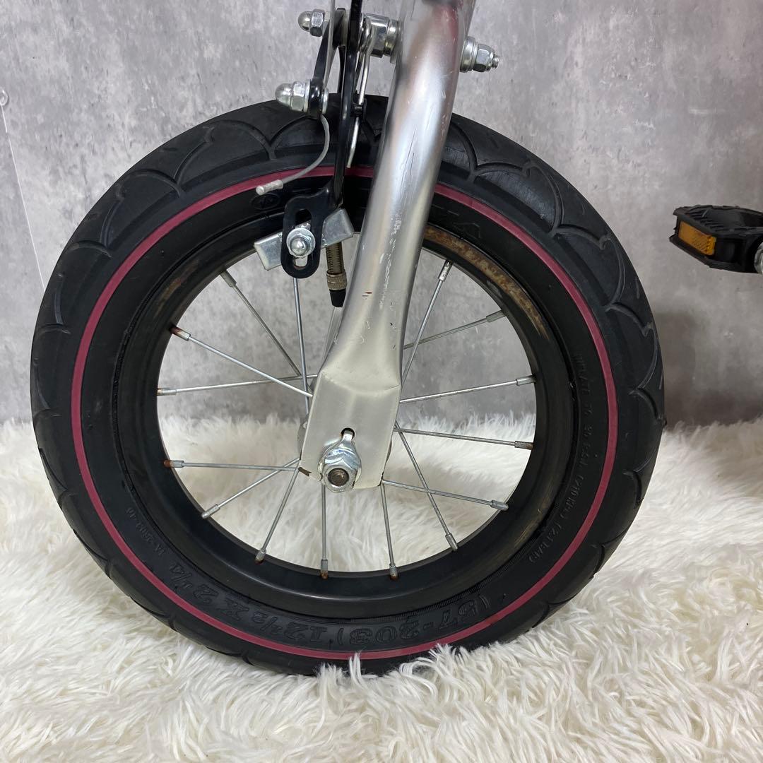 【美品】へんしんバイク 12インチ レッド　赤