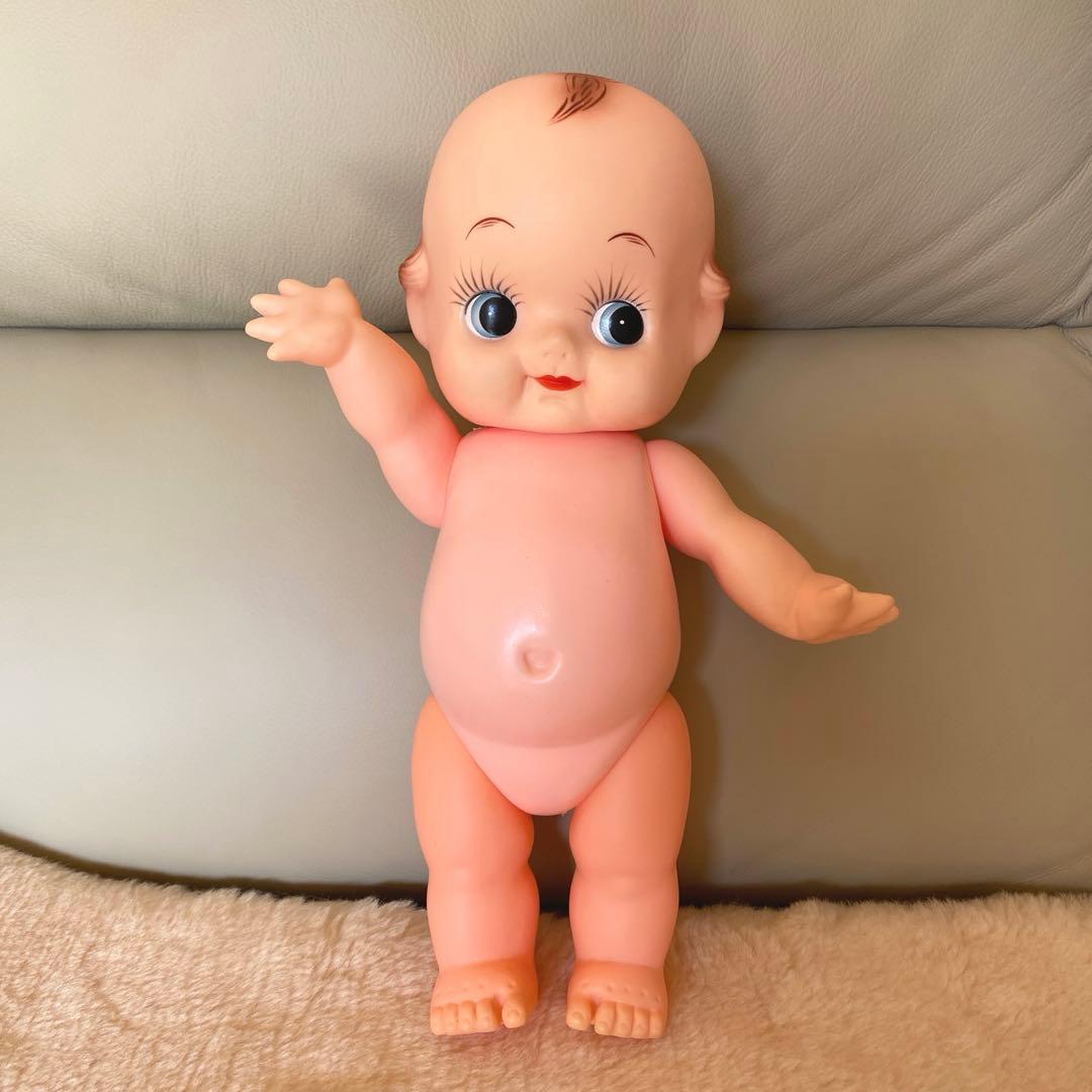 【ヴィンテージ】キューピー　人形　大きめ　昭和レトロ　希少