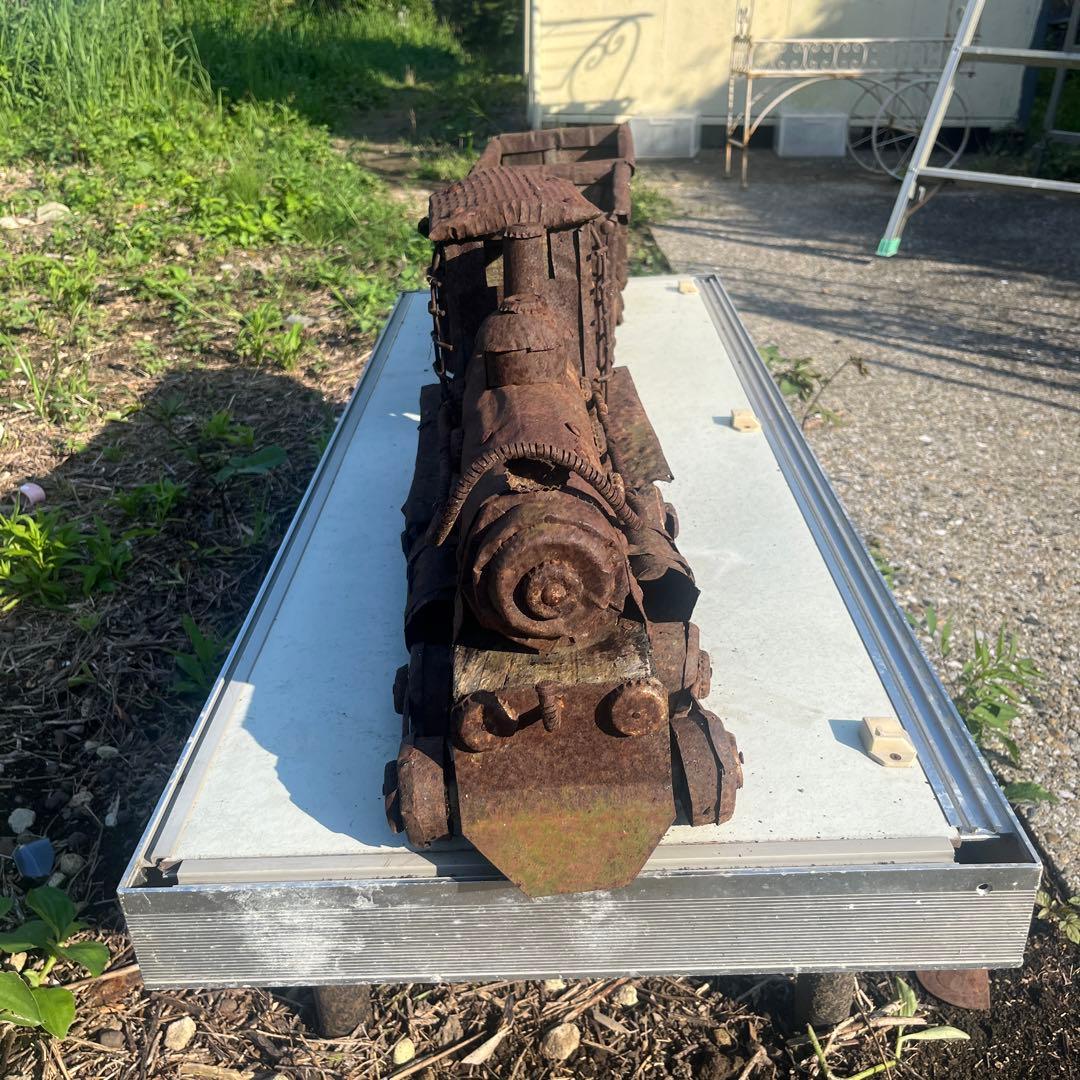 アンティーク　蒸気機関車　炭水車✖️2付　大