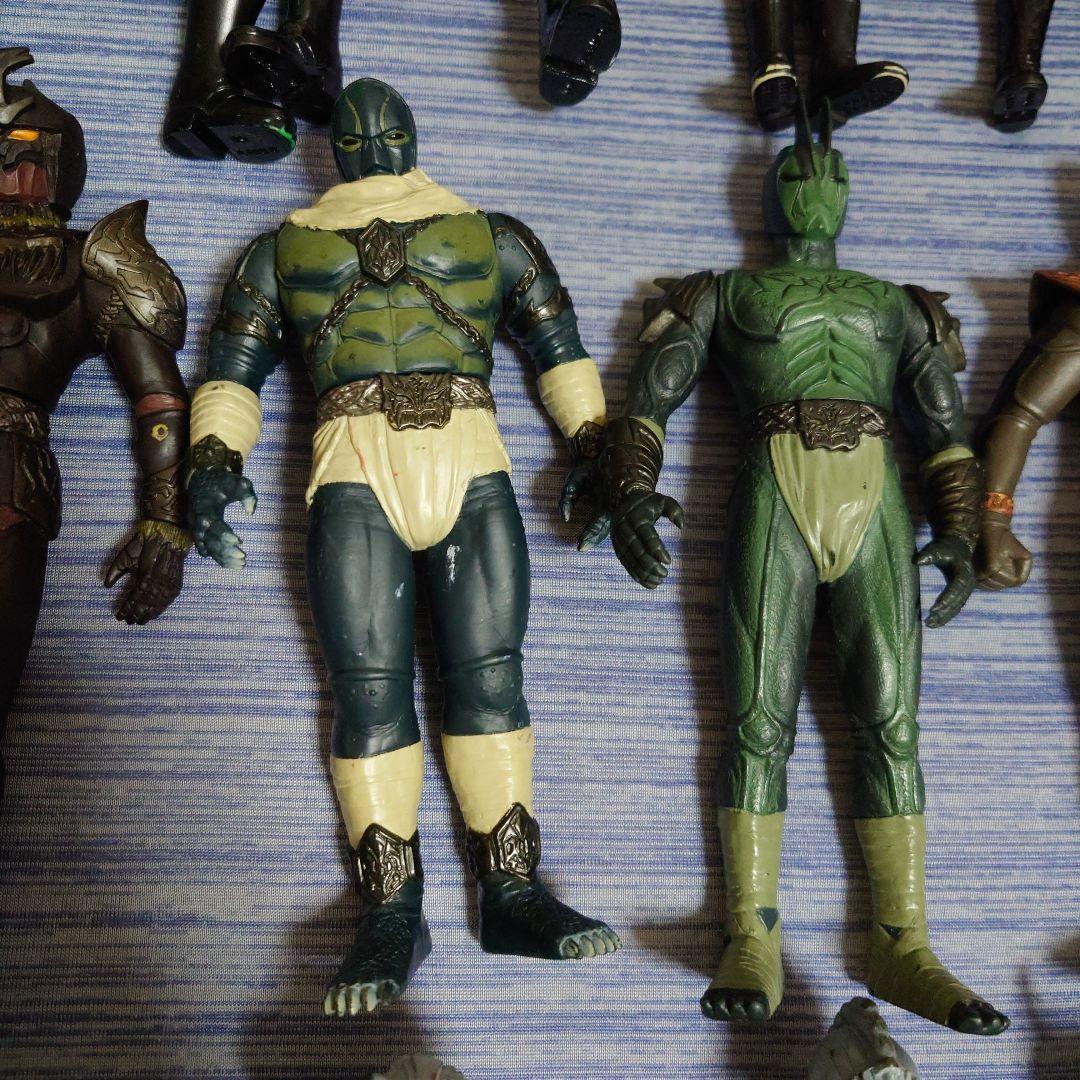 仮面ライダー　ソフビ　まとめ売り　昭和　怪人　ショッカー　約17cm　フィギュア