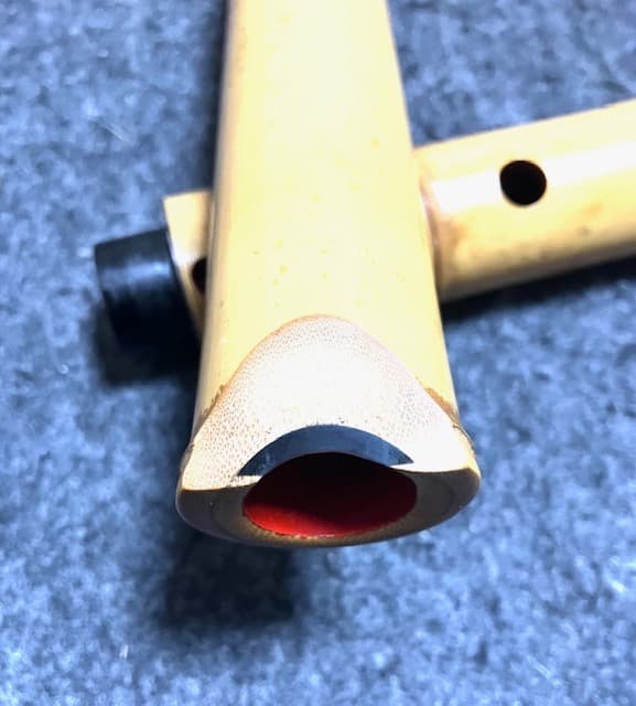 尺八 容山 都山流 １尺６寸 銀三線７孔 修復歴無し 割れ無し