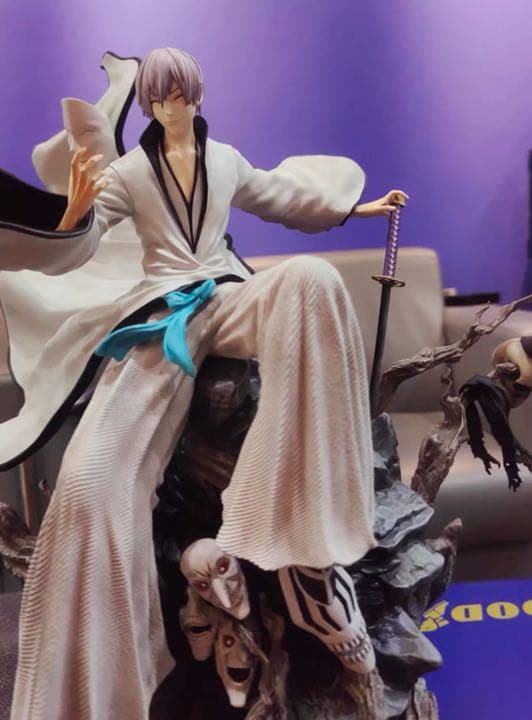 BLEACH 黒衣少年図 市丸ギン ガレージキット ガレキ スタチュー④