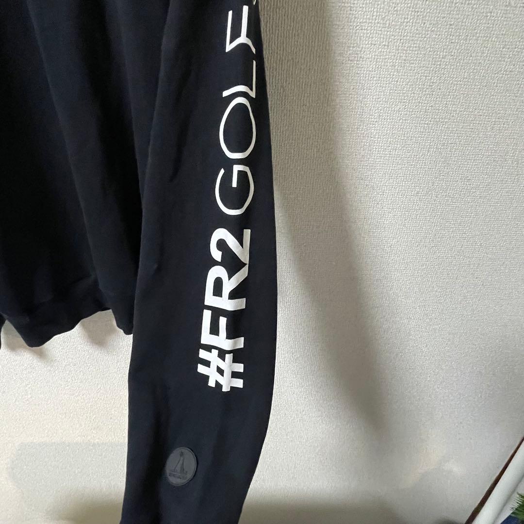 FR2 GOLF　ハーフジップ　スウェット　プルオーバー　長袖　黒　M