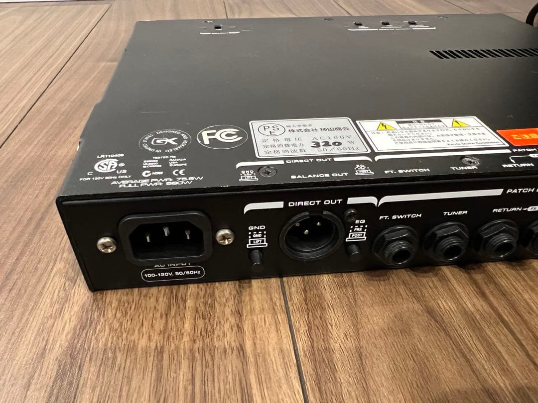 GK MB Fusion ベース用ヘッドアンプ＋ラックマウンタセット