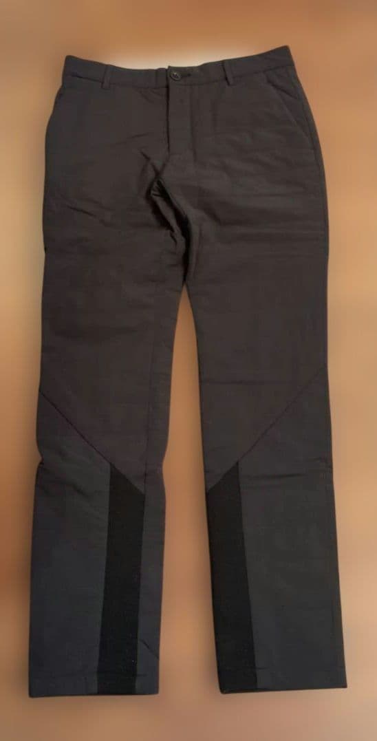 アディダスゴルフメンズ 中綿入り ブラック ゴルフパンツ 79暖パン