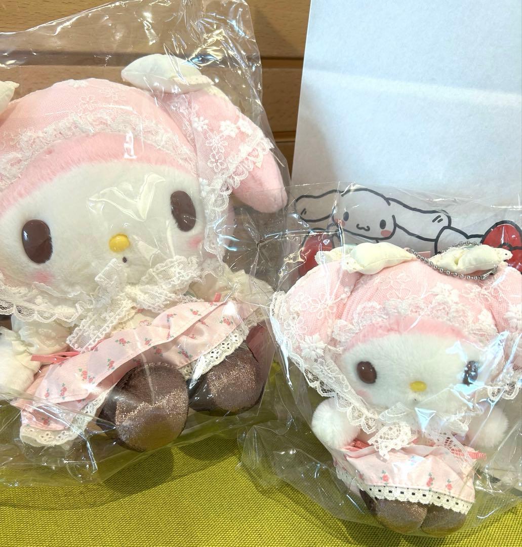 マイメロディ マスコット キーホルダー フォレストレース デザイン ぬいぐるみ